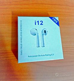 Cuffie Bluetooth TWS i12