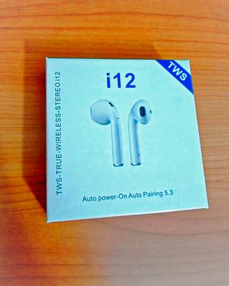 Cuffie Bluetooth TWS i12
