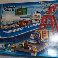 Lego City porto con nave