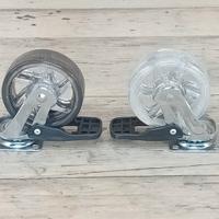 Ruote girevoli con freno per mobili . 7 e/cad