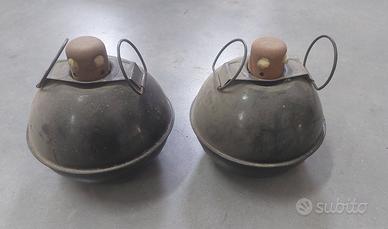 Torcia vintage antica di segnalazione a cherosene