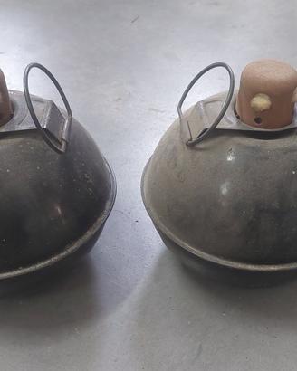 Torcia vintage antica di segnalazione a cherosene