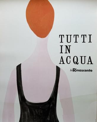 Manifesto pubblicitario Lora Lamm x  la Rinascente