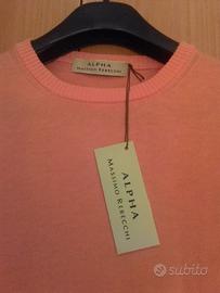 ALPHA REBECCHI maglia pull girocollo leggera NUOVA