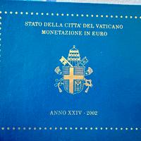 Divisionale euro Vaticano anno2002 prima emissione