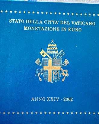 Divisionale euro Vaticano anno2002 prima emissione