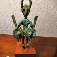 bronzetto nuragico sardo anni 60.