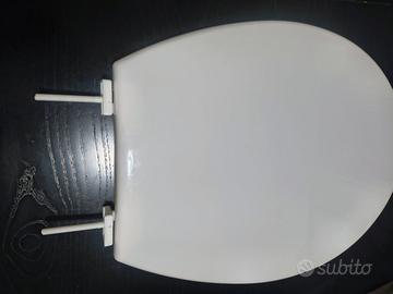 Sedile seduta wc universale in plastica bianco nuo