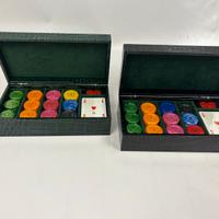 Poker set in pelle Barneys NY