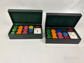 Poker set in pelle Barneys NY