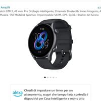 amazfit GTR 3 pro smartwatch