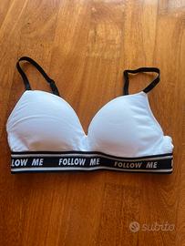Reggiseno sportivo 1B bianco