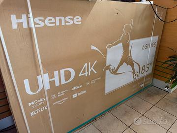 SMART TV HISENSE 85” 4K – NUOVA, MAI APERTA