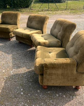 Divano modulare anni 70