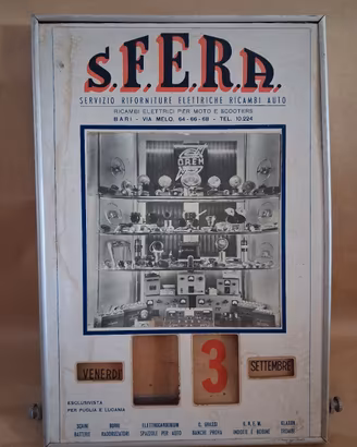 calendario perpetuo vintage s.f.e.r.a.
