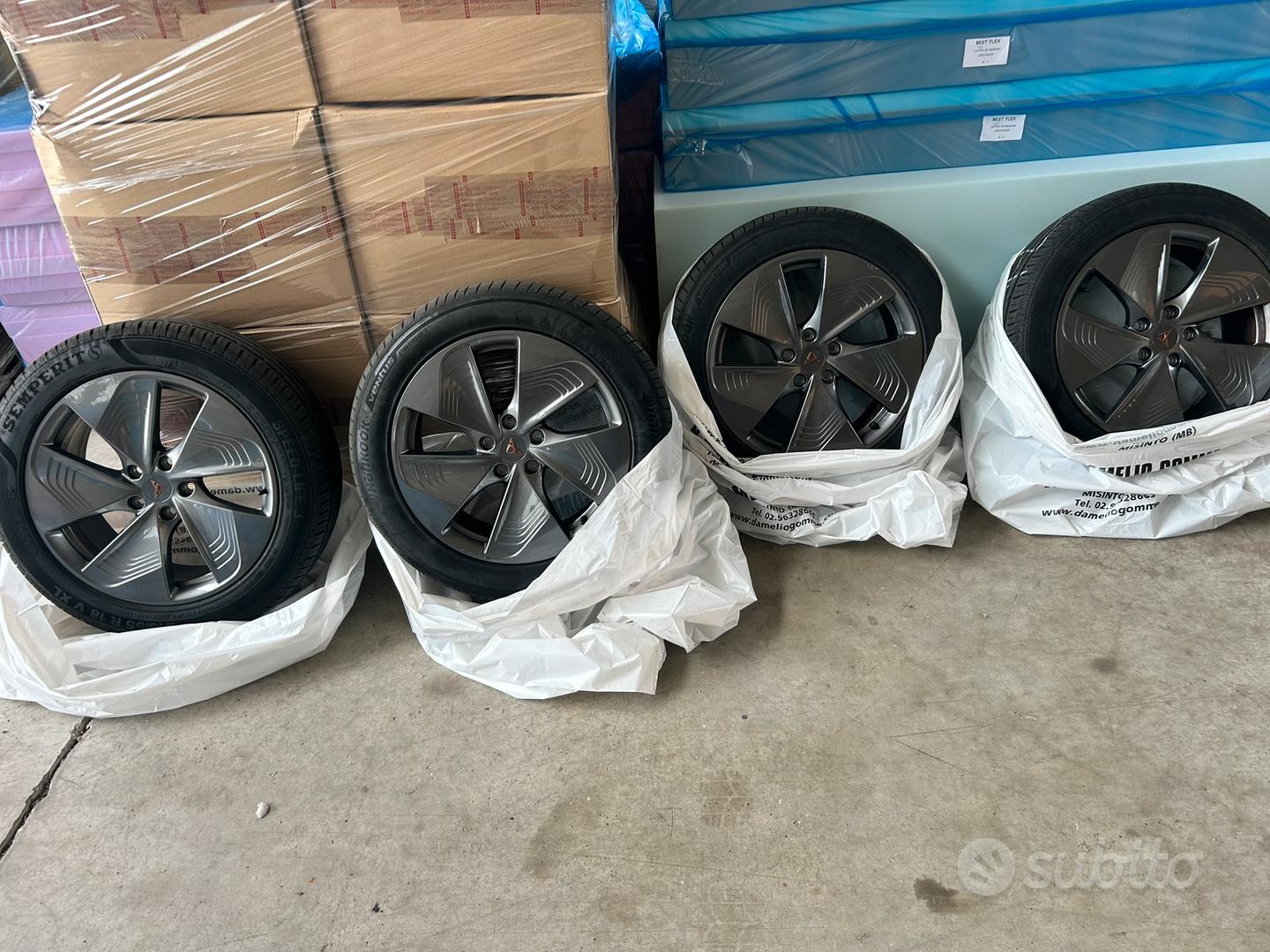 Cupra born cerchi 18” Cyclone aero+gomme hankook