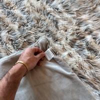 Coperta  ZARA HOME  in pelliccia duble-face