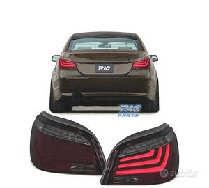 FANALI BMW E60 03-07 LED ROSSO AFFUMICATO 4 PORTE