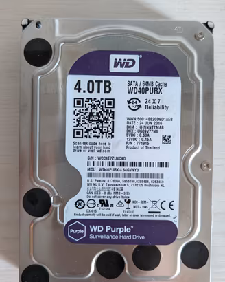 WD purple 4TB