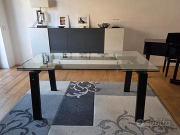 Tavolo Allungabile Calligaris in Vetro
