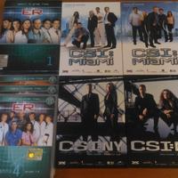 DVD serie tv Grey's Anatomy CSI ER House of Cards