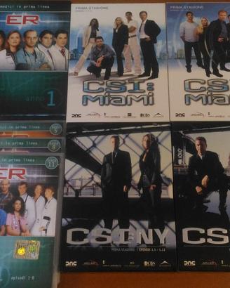 DVD serie tv Grey's Anatomy CSI ER House of Cards