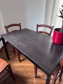 Tavolo quadrato 80x80 allungabile