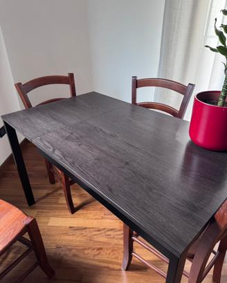 Tavolo quadrato 80x80 allungabile