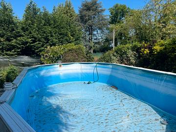 Piscina esterna gre 8x4x1.32 modello atlantis.
