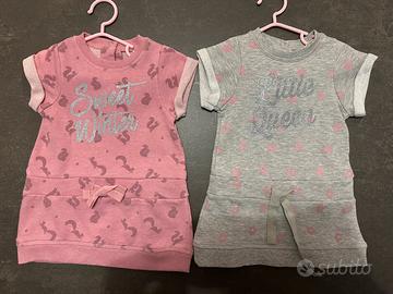 Coppia vestitini bambina 76 cm Prenatal