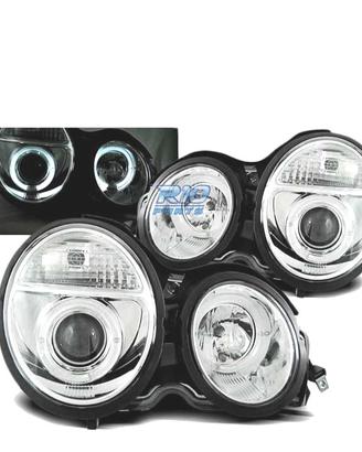 FARI OCCHI ANGEL MERCEDES W210 95-99 CROMATI