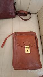 pochette pelle vintage 