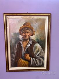 Dipinto olio quadro pittore Francesco Lej Le Frank