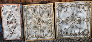 Copritermosifoni artigianali in ferro battuto