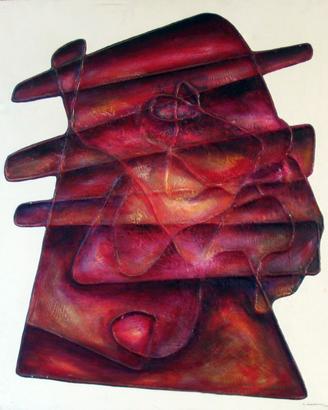 Quadro "BELICE" di Giovanni Massimo, 1976