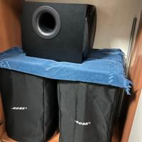 coppia Bosè casse amplificate