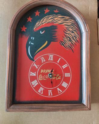 orologio e cassetta portachiavi coca-cola 