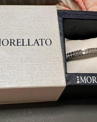 Bracciale morellato in acciaio con brillantini