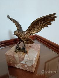 Aquila in bronzo vintage Caggiati 