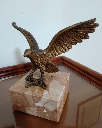 Aquila in bronzo vintage Caggiati 