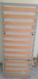 Materasso 100% Memory foam + rete doghe in legno