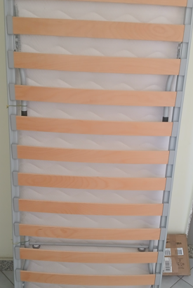 Materasso 100% Memory foam + rete doghe in legno