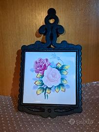 SOTTOPENTOLA IN CERAMICA E METALLO