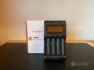 Zanflare C4 Caricabatteria 18650 3.7V e 1.2V