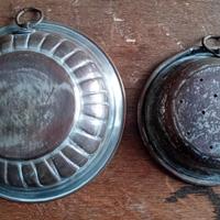 VECCHIE PENTOLE PADELLE STAMPO IN RAME VINTAGE 