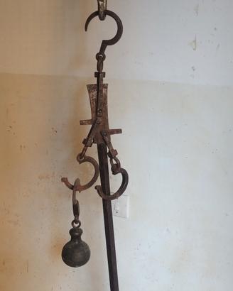 Stadera manuale in ferro antico 
