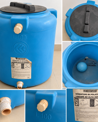 Serbatoio Cordivari 100 litri in polietilene con r