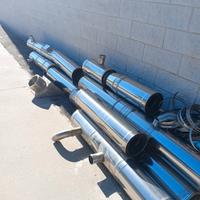 canna fumaria acciaio inox 