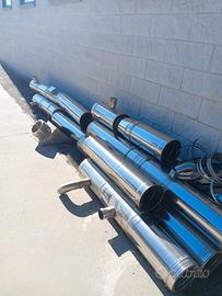 canna fumaria acciaio inox 