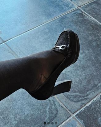 Mocassino con tacco Tod's